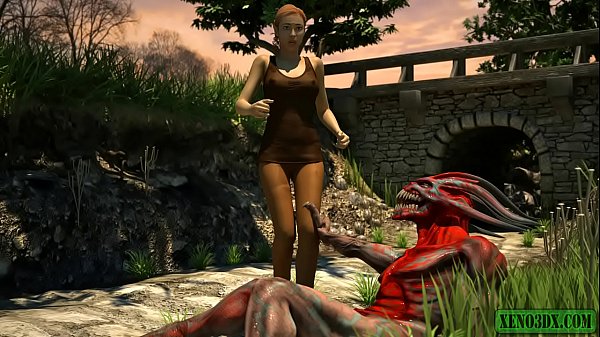 Creapy Demon. 3D monster porn