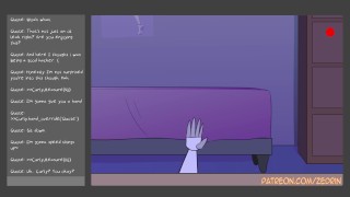 Curly Brace: HACKED! Robot girl hentai