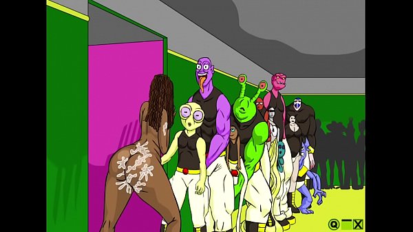 Ebony Superheroine  Gangbanged