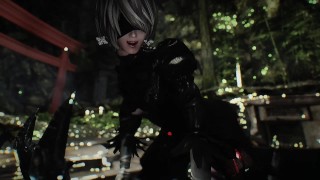 skyrim chaurus and 2B porn