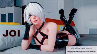 2B te programa para masturbarte. JOI hentai español.