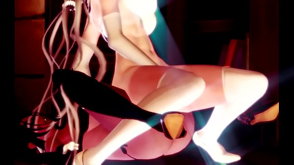 3D Hentai Black & White Sisters Strapongame-LGMODS