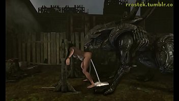 3D Movie Alien Fucking Female Shepard