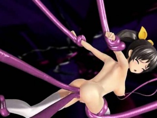3D Tentacles Destroyed a Small Teen!