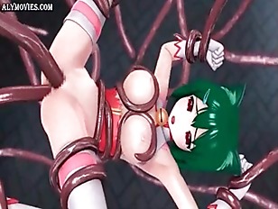 Animated fucked by tentacle cocks