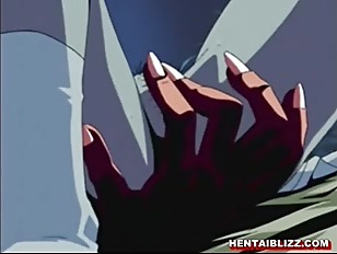 Anime girl with nice tits gets fucked in alley by a monster cock