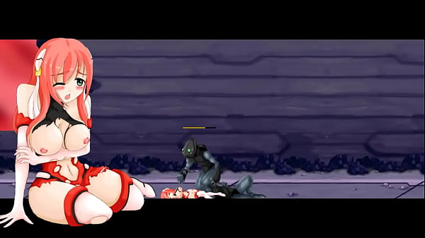 Cute hentai girl having sex with aliens men monsters in Blitz angel spica action hentai ryona sex game