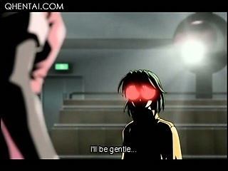 Cute hentai teens wrapped in tentacles having lesbian sex