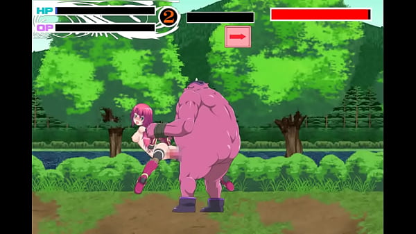 Cute teen girl hentai 18 yo having sex with a lot of male monsters men in the forest in Guild Meister action hentai ryona game