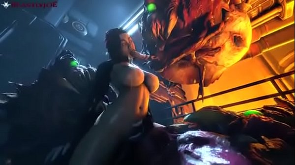 悪魔とロボットのポルノ編集