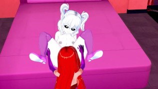 Female Sans has lesbian sex with Jessica Rabbit – Rule 34 Undertale Hentai.