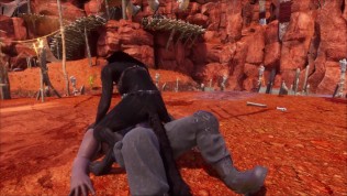 Furry Wolfhybrid animation (Wildlife game)