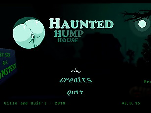 Haunted Hump House [PornPlay Halloween Hentai game] Ep.1 Ghost chasing for cum futa monster girl