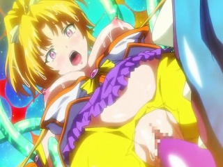 Hentai blondie caught and fucked by monsters tentacles