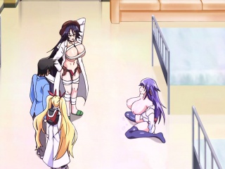 Hentai girls gets caught and fucked by monsters