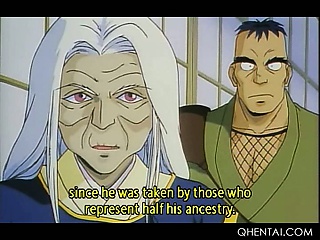 Hentai naked beauty wrapped and nailed by tentacles