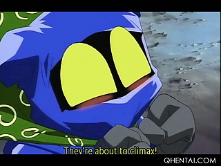 Hentai teen girls gets wrapped in tentacles and fucked hard