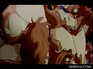 Hentai teen trio used as sex slaves abused by dirty aliens