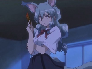 Hentai tentacle girl in bed with guy