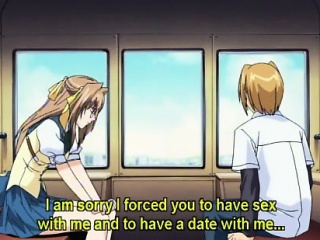 Hentai warrior girl fights monster