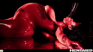 HENTAIED – EXORCISM –  Hot Columbian Demon Fucked by Aliens