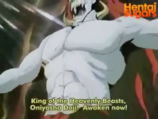 Horny hentai chick has to fuck this monster’s prick