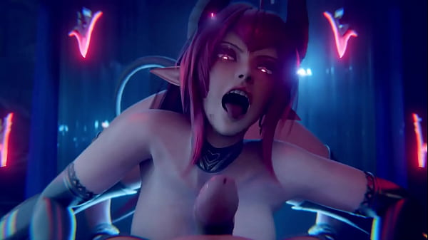 HORNY SUCCUBUS SINIA GIVES YOU A NICE BLOWJOB