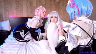 Hot servants satisfy the lustful desires of their mistress Emilia – MollyRedWolf