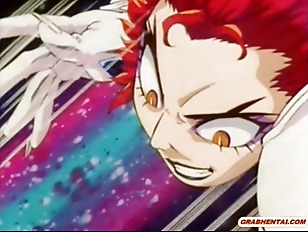 Huge melon boobs hentai monster fighting