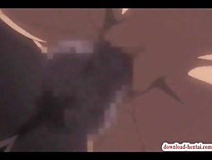 Innocent hentai babe becomes a monster sex slave