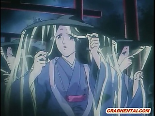 Japanese hentai girls groupfucking by tentacles