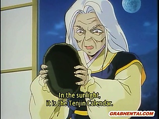 Japanese hentai monsters gangbang