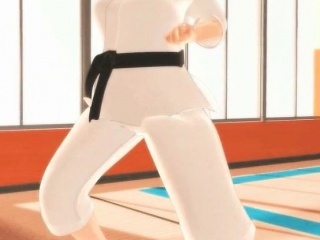 Karate anime hentai girl sucks monsters big dick