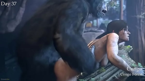 Lara Croft  on adventure