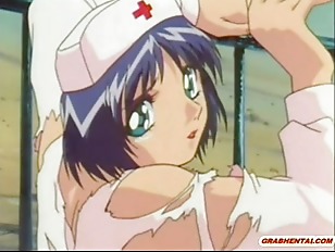 Monster nurse hentai with giant boobs fighting