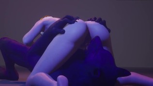 My friend Furry werewolf loves to fuck my mouth | and I love his sperm