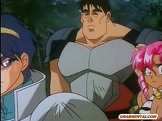 Redhead anime cutie giant monster bat fucked