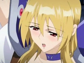 Roped hentai slave fucked by monster master