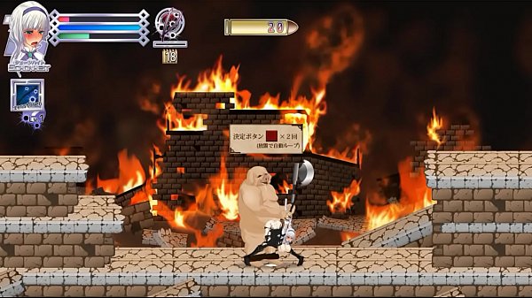 Sexy hentai girl in sex with men and monsters in Bullet Requiem act hentai ryona xxx hot game