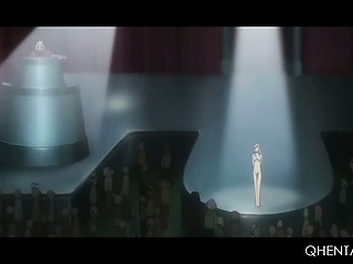 Splendid hentai blonde hardcore gangbanged by horny aliens