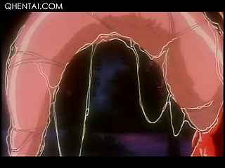 Teen hentai doll gets tight snatch fucked by monster