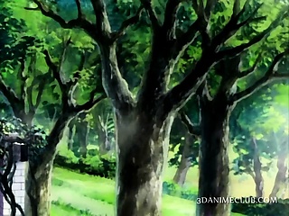 Teen hentai girl becomes a sex slave wrapped in tentacles