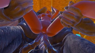 Two Furry Alien Fuck My Wife Double Anal