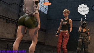 [3D Комикс] Адам Фембой Трансформация Часть 5 – Армейский Мальчик