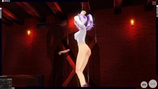 3D HENTAI BDSM Schoolgirl Fucked Hard In An Old Basement