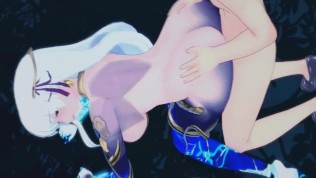 (3D Hentai) Cumshot compilation #1 (Pokemon, Sword Art Online and others)