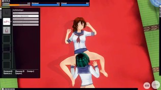 3D HENTAI schoolgirls lesbians cum after lessons