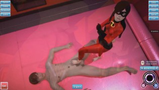 (3D Porn)(The Incredibles) blowjob and handjob