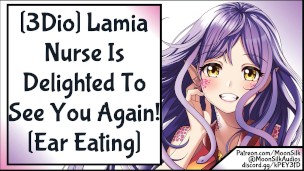 3Dio Lamia Nurse Is Delighted To See You Again! Ear Eating ASMR Wholesome