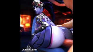 Animation. Widowmaker gets anal massage [Grand Cupido]( Overwatch )